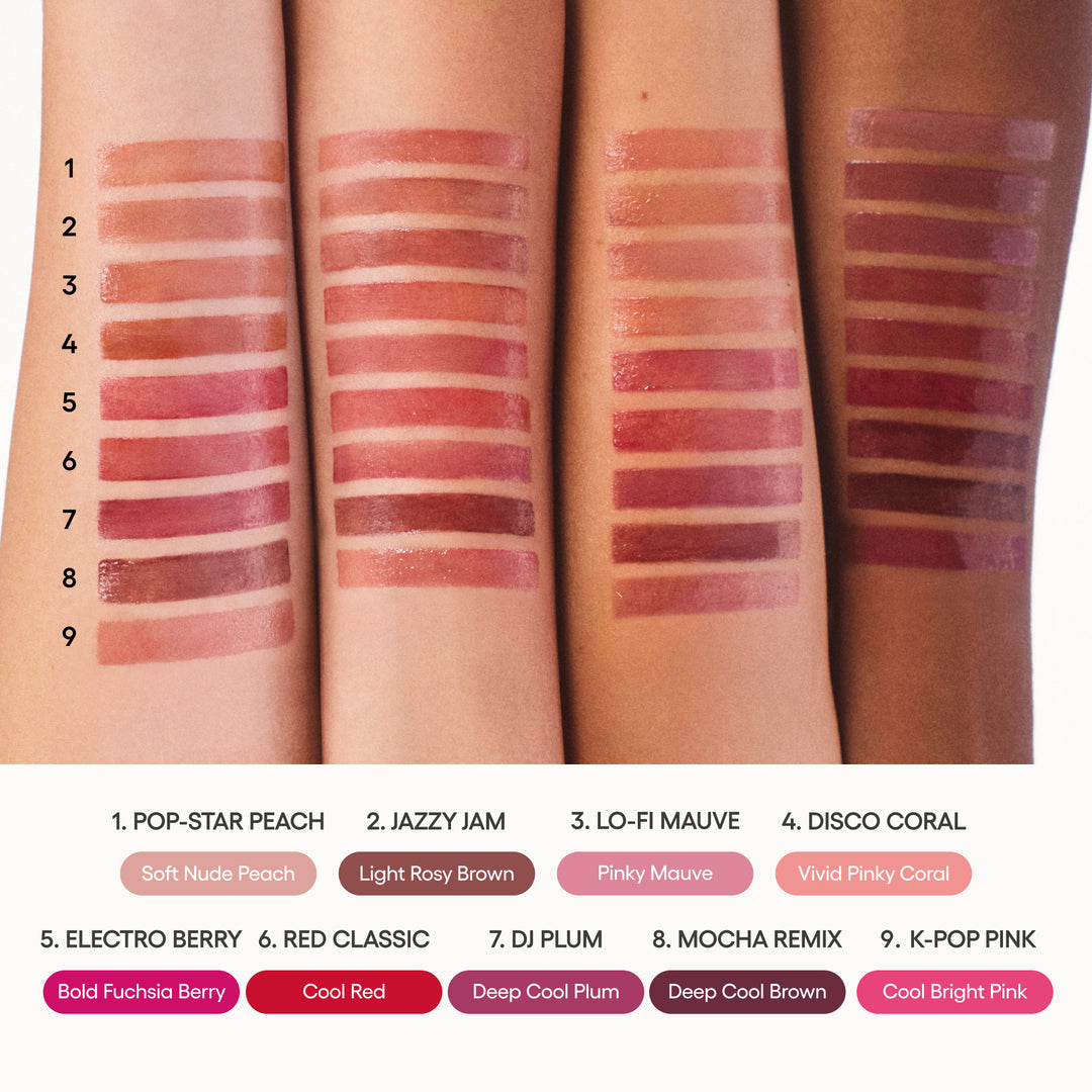 JuicePop: Lip Oil Tint con Color de Larga Duración Lo-Fi Mauve
