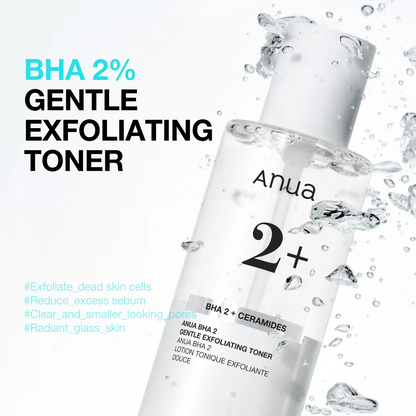 Tónico Exfoliante Renovador Suave con Ácido Salicílico (2% BHA)